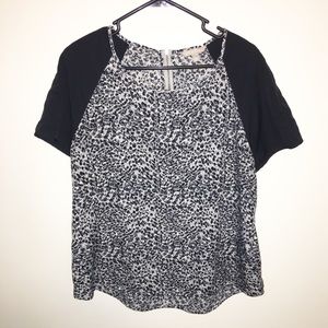 Banana republic | Cheetah print blouse